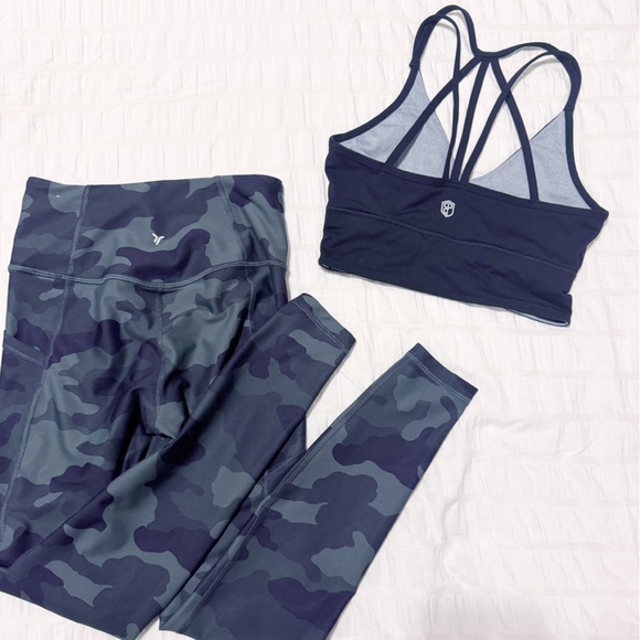 Workout Matching Set Camo Size XS Old Navy Born Primitive Camo Black Outfit - Picture 4 of 7